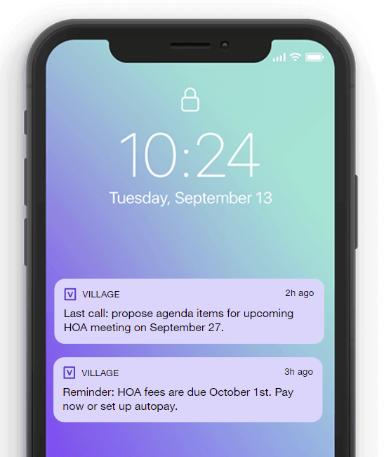 Village HOA made easy.